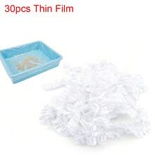 60pcs/1PC Disposable Plastic Cage Liners - Small Animal Leakproof Toilet Film, Transparent Rabbit Cage Leakproof Toilet Film, Small Pet Tray Liner, Pig Cage And Bird Cage Tray Liner - View 11