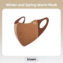 Autumn/Winter 3D Stereoscopic Warm Face Mask Unisex Eye Corner Protection Breathable Washable Thermal Lined Windproof Cycling Slimming Face Shield Multi-Color Women Accessories Mask - Multicolor - View 14