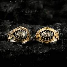 CIREY 1pc World Eater Signet Ring Niche Accessory Berserker Ring Personalized Unique Bold Vintage Versatile Single Ring Jewelry - Ring - View 1