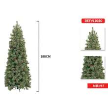 Frosted Holiday Tree With Pine Cone And Berry Accents Artificial Christmas Tree For Indoor Seasonal Display - Green - View 12