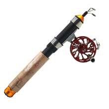 XHOUT 1Set Ice Fishing Rod And Reel Combo, Fishing Gear, Fishing Equipment, 25cm Collapsed 65cm Extended, Compact Portable, Sensitive Bite Feedback, Easy To Operate, For Ice Hole Winter Fishing, Outdoor Ice Angling Tackle For Anglers - Multicolor - View 5
