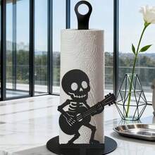 Halloween Paper Towel Holder, Home Kitchen Desktop Roll Storage Rack, Holiday Decorative Ornament - B - View 4