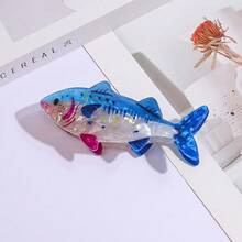1pc Korean Sardine Hair Claw Clip Niche Cute Sweet French Style Back Head Hair Accessory - Multicolor - View 13