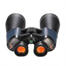 1pc 25X60 High Magnification Large Aperture Binoculars With Built-In Azimuth Compass, Classic Porro Prism Structure, Large Objective Lens Design, Sufficient Light Intake And Wide Field Of View, Suitable For Outdoor Adventure Enthusiasts, Bird Watchers, Sports Event Spectators, Mountain Climbing Explorers, Bird Watching, Sports Events Viewing - Multicolor - View 2