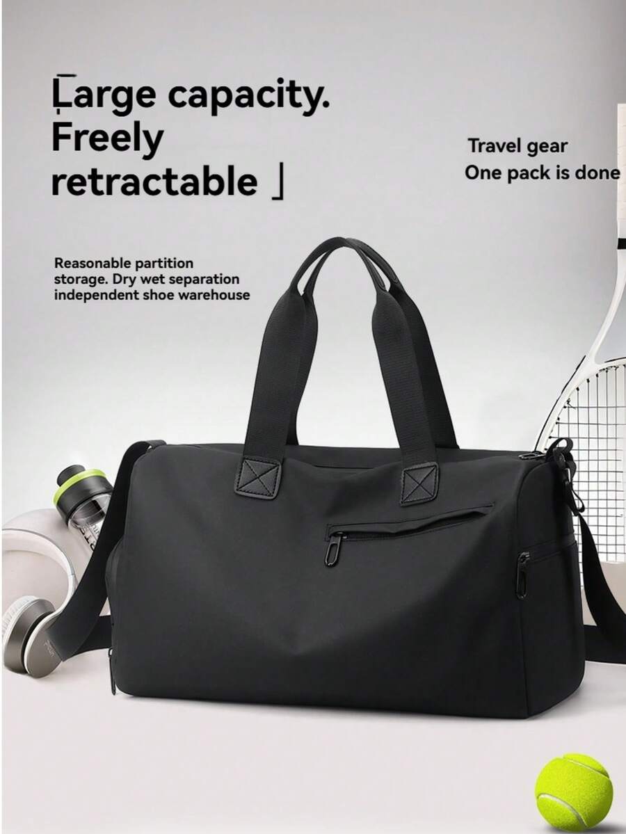 Tote Bag Unisex Sports Fitness Bag Large Capacity Dry-Wet Separation Swimming Bag Short Trip Business Travel Handheld