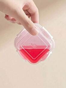 Mini Squeeze Cap Container - Square Sauce Jar, Suitable For Seasoning, Honey, Sauce, Small Gifts - Multi-Functional For Food Storage, Portion Control, Suitable For Coffee, Tea, Seasoning And Dry Goods, Kitchen Organization And Storage, Kitchen Accessories - Multicolor - View 3