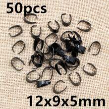 50pcs Pendant Clips Pinch Bail Clasps Buckle Charm Necklace Hook Connector For DIY Jewelry Making Accessories Findings - Pinch Bail - View 9