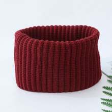 1pc Winter Knit Neck Warmer, Unisex Ribbed Neck Gaiter, Soft Thermal Windproof Neck Cover For Cycling, Hiking, Skiing, Running, Outdoor Sports & Daily Wear, Multiple Colors - Multicolor - View 8