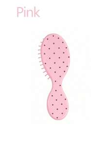 New Colorful Polka Dot Mini Comb, Pink/Green/White/Black Polka Dot Comb, Decorated With Polka Dot Pattern; Suitable For Travel And Daily Use; Minimalist Style Desktop Makeup Accessory, Back To School Essential, College Essential, Back To School Season, Gift For Friends, Family, Teachers - Multicolor - View 14
