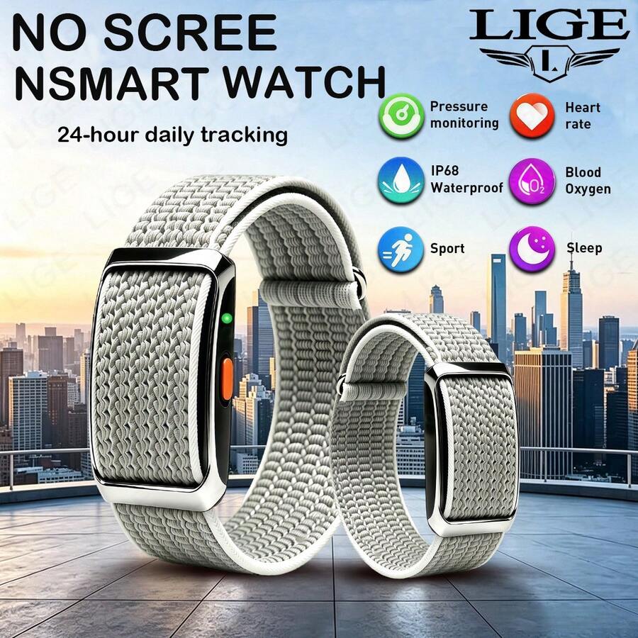 LIGE Fashion New Smart Band, Screenless Design, Waterproof, Multiple Sports Modes, Activity Tracking, Sleep Monitoring - View 1