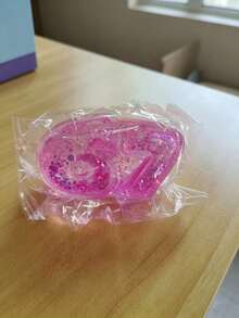 1pc #67 Soft Rubber Squeeze Toy, Soft And Elastic Stress Relief Toy, Perfect As Birthday Gift, Holiday Gift, Daily Surprise Gift, Desktop Creative Decoration And Party Favor - Multicolor - View 3