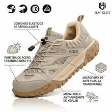 HACKLEY Men Work & Utility Shoes - Apricot - View 2