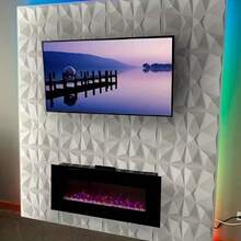 1/10/20pcs Geometric Diamond 3D Wall Panels, Thickened Upgraded PVC Textured Wall Tiles, Lightweight Waterproof Scratch-Resistant Decorative Wall Covering, Easy DIY Installation Without Complex Tools, Suitable For Living Room, Bedroom Modern Decorative Wall Decor - 3D Wall Panel - View 12