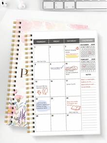 2pcs 2026-2027 Academic Planner, 8.15x5.7in Monthly Schedule Organizer, Nurse Essentials With Office Decor And Accessories, Halloween Notebook, Bible Study Materials - A5 - View 3