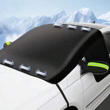 Rhinestone-Decorated Snow Scraper + Windshield Snow Cover Car Set, Winter Anti-Snow And Frost Protection, Snow Guard For Car Windows, Easy Ice And Snow Removal, Stylish And Practical Car Accessory - Snow Shovel + Snow Guard Set - View 10