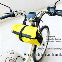 Outdoor Waterproof Bicycle Handlebar Bag Front Storage Pocket Hanging Bag Bicycle Waterproof Bag Phone Hanging Bag Front Hanging Bag - Multicolor - View 10