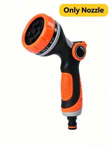 Multifunctional Hand‑Held Garden Water Spray Nozzle, 10 Adjustable Water Flow Patterns 16mm Quick‑Connect Sprayer, Ergonomic Grip For Lawn Irrigation Plant Watering Car Washing Patio Cleaning, HOSE & ADAPTER NOT INCLUDED - 1pc Nozzle - View 15