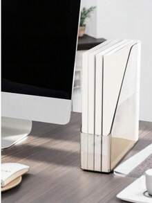 Clear Magazine Holder - Acrylic Desktop Magazine/Book Organizer; Perfect For Home, School, And Office, For Upright Storage And Organization Of File Folders - Multicolor - View 8