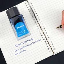 shi sheng 20ML Multi-Color Non-Carbon Ink For Fountain Pen. Non-Blocking Ink For Artistic Hand-Drawing. Smooth Writing In Black, Red, Blue, Etc. - 20ml Non-carbon Ink + 10 Black Ink Cartridges - View 12