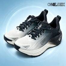 Sepatu Lari Kasual Olahraga ONEMIX, Nyaman, Peredam Guncangan, Sol Tebal Bertali Rendah, Anti Selip, Tahan Aus - Xiaochenbai - View 2