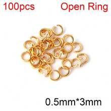 100pcs Stainless Steel Open Jump Rings Split Rings Findings Connectors For DIY Jewelry Necklace Bracelet Making Supplies Accessories - Open Ring - View 11