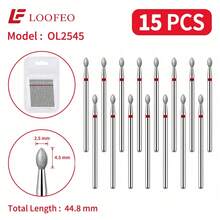 15Pcs Olive-Shaped Diamond Nail Drill Bits For Cuticle Cleaning, Dead Skin Removal & Manicure Prep - Multicolor - View 18