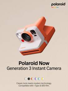 Polaroid Now Gen3 Instant Camera | The Perfect Classic Retro Choice For Beginners! Built-In Soft-Focus Filter, Single-Shot Imaging, Autofocus, Double Exposure, Vintage Film Feel, Instant Prints. - View 7
