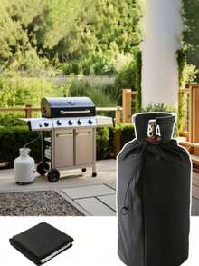 1pc Small Gas Tank Cover Outdoor Use Dustproof Waterproof UV Resistant Durable Oxford Cloth - Multicolor - View 6