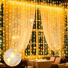 Battery Powered Fairy String Lights For Curtains, LED Ambient Lighting Decoration, 8-Mode Remote Control, Suitable For Bedroom, Party, Holiday Lighting And Wedding Romantic Decor - Battery Box Curtain Light - View 7