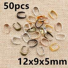 50pcs Pendant Clips Pinch Bail Clasps Buckle Charm Necklace Hook Connector For DIY Jewelry Making Accessories Findings - Pinch Bail - View 22
