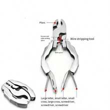 1PC Viral Multi-Function Mini EDC Tool Round Head Pliers Outdoor Camping Small Tool Multi-Use Combination Portable Tool Screw. Easy To Carry And Simple - Multicolor - View 1