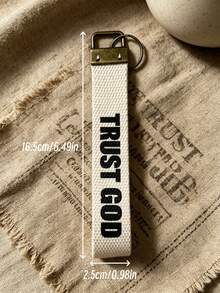 1/2pcs Vintage Inspirational Text Print Wrist Keychain, Religious Faith Accessory, Key Ring, Bag Charm, Holiday Party Small Gift, Suitable For Women Girls Keychain, Holiday Gift, Party Small Gift, Phone Chain, Lanyard, Keychain, Bag Pendant Accessory, Keychain Wristband, Car Keychain, Keychain Pendant, Gift For Women, Phone Lanyard, Halloween, Halloween Party Small Gift - Multi-color Style a - View 11