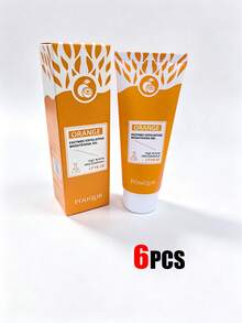 3.5 Fl Oz (約 100g) 橘子酵素去角質凝膠，深層清潔去角質凝膠，含橘子酵素的亮白去角質凝膠，長效保濕，清潔毛孔，去除死皮，修復暗沉肌膚，適用於臉部和身體，適合所有膚質，理想的情人節禮物。1 瓶，適合日常使用和約會/聚會，亮白去角質面膜 - 深層清潔 - 查看 9