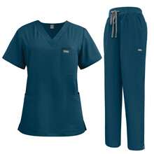Pink Scrub Set For Medical And Beauty Work - Pink Nurse Uniform - View 3