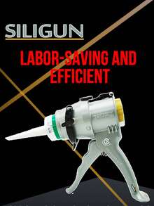 Metal Ultra-Short Mini Portable Caulking Gun For Glass Silicone Sealant In Small Spaces - Metal Version - View 9