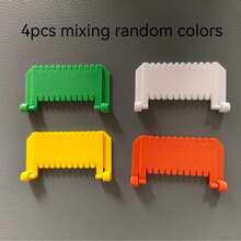 1/4/6pcs Hinge Sewing Clips, Practical Handmade Sewing Positioning Tool And Neat Uniform Stitch Template Tool. Suitable For Embroidery, Fabric Collage And Handmade Sewing To Help Create Neat Straight Stitches. Suitable For Art, Wedding, Home Decor, Also Suitable For Camping Gear, Vacation Essentials, Cute Collectibles. Gift For Family Members. - Regular Model - View 15