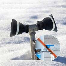 1pc Winter Faucet Anti-Freeze Cover, Outdoor Water Tap Protector, Anti-Freezing Anti-Icing Anti-Cracking, Fluorescent Design Easy To Find At Night - Multiple Styles - View 6