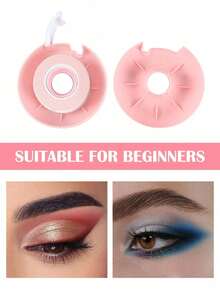 Eyeshadow Tape And Tape Dispenser Set, Eyeliner Guide Makeup Tape, Precise Eye Makeup Tool, Suitable For Cat Eye Liner, Eyeshadow, Ideal For Women Makeup Enthusiasts - Multicolor - View 5