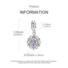 1 Pieces Original Design Silvery Color Charms Beads Relaxing Yoga & Lotus Cubic Zirconia Inlay Charms For Women Fits Original Bracelet DIY Making - Multicolor - View 3