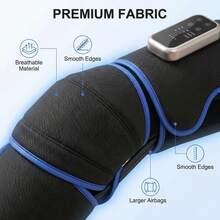 2pcs Wireless USB Leg Massager, Full Leg Wrap Massager, 3 Modes 3 Intensity Levels, Home Office Gym Outdoor Portable Muscle Relaxation Device For All Family - Black - View 5