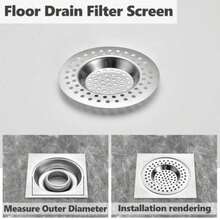 1/3pcs Stainless Steel Kitchen Sink Strainer Plug, Standard Drain Protector Hair/Food Catcher, Suitable For Bathroom, Kitchen, Shower - Multicolor - View 7
