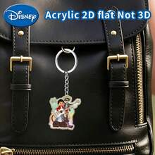 1pc Cute Cartoon Disney Journey Keychain, Kawaii Character Pendant Key Ring, BiU Heart Print Bag Charm, Birthday Gift For Teenagers & Women, Backpack Handbag Car Accessory, Cute Keychain, Women's Keychain, Men's Key Chain, Keychain Pendant, Car Accessory, Back To School, Stylish Charm - Multicolor - View 5