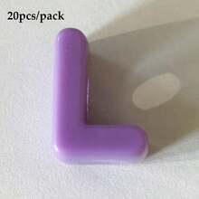 20顆紫色壓克力大孔字母珠 A-Z，DIY手工配件，可用於製作鑰匙圈與手機配件，適合DIY創意手工藝 - 紫色 - 查看 11