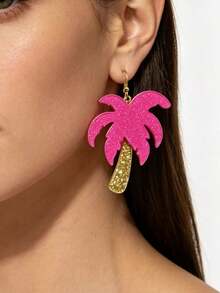 1 Pair Fashionable Versatile Retro Maple Leaf Stud Earrings For Women - Multicolor - View 6