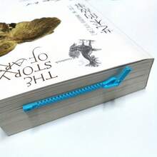 1pc Innovative Zipper Design Bookmark, Durable Plastic Material, Suitable For Daily Office Use - A - View 2