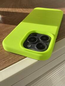Liquid Silicone 3-Layer Full Coverage Soft Rubber Phone Case Compatible With Iphone 18 Pro Max 18 Pro 17 Pro 17 Pro Max 17, Fresh Summer Color, Shockproof Scratch-Resistant Microfiber Lining Protective Shell, Compatible With IPhone 13 11 16 Pro Max 15 14 Plus 12 Mini XS Max 7 8 Plus - Fluorescent Green - View 5