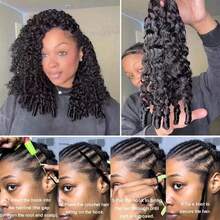 Smilegirl Human Extensions - Natural Black - View 6