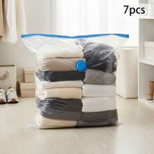 YUNRUX 7-Piece Jumbo Vacuum Storage Bag Set For Clothing & Bedding, Reusable Storage Bags For Travel & Home, Space-Saving - View 5