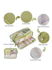 Large Capacity Pencil Case, Perfect Gift For Friends - Single Piece - View 7