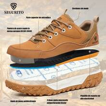 HACKLEY Men Work & Utility Shoes - Mustard Yellow - View 2
